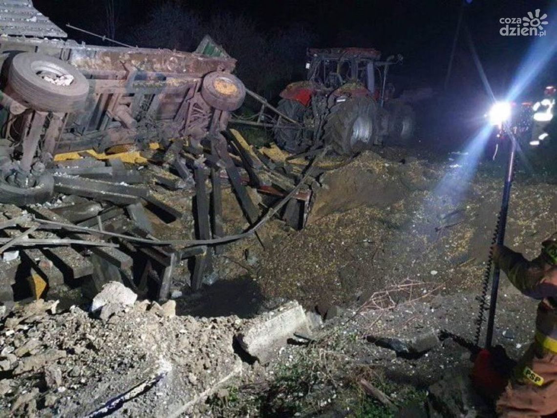 (Akt.) Eksplozje w Przewodowie w powiecie hrubieszowskim. Powodem rosyjskie rakiety?