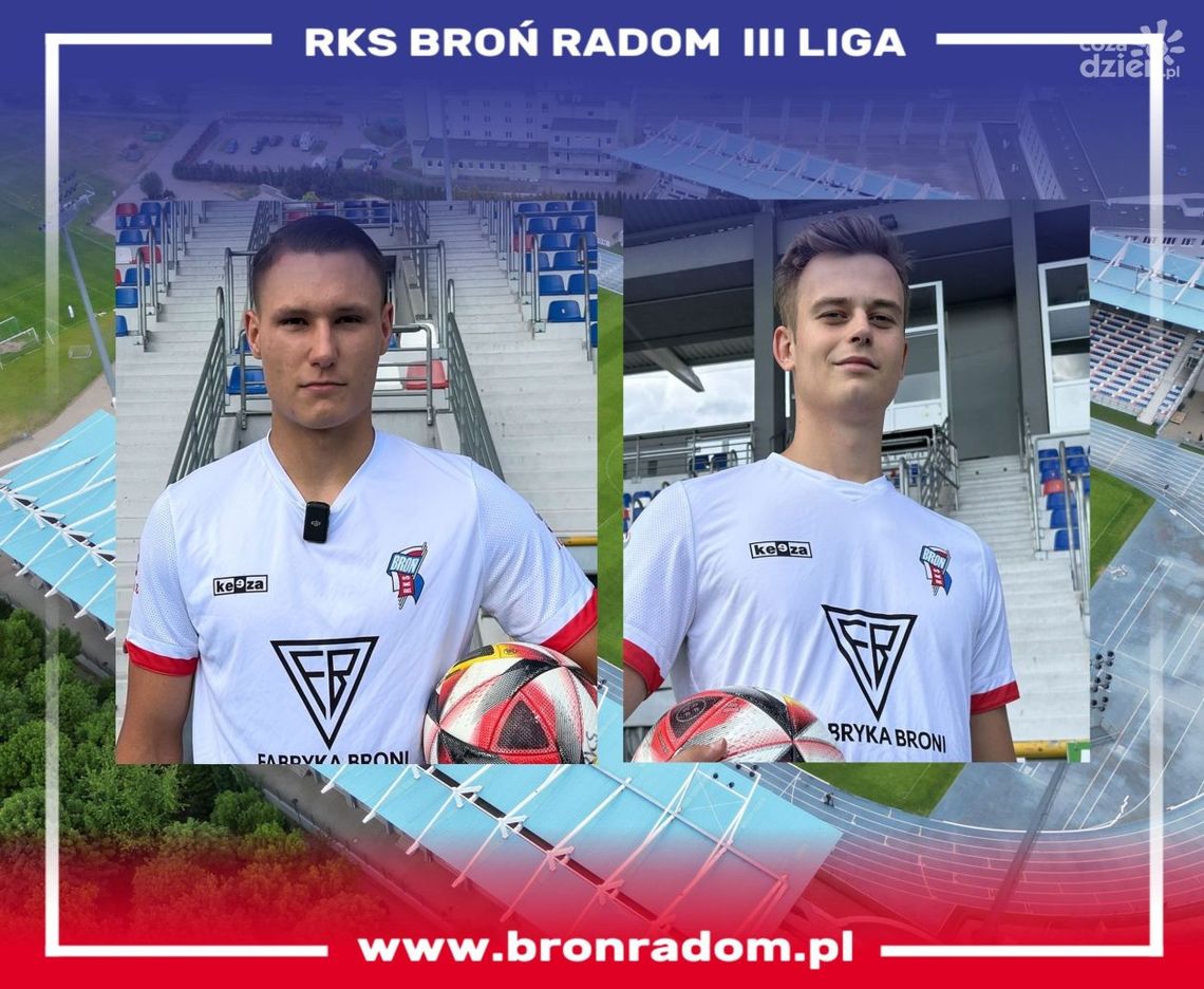 Aleksander Stawiarz i Eryk Jarzębski nowymi zawodnikami Broni Radom Aleksander Stawiarz i Eryk Jarzębski nowymi zawodnikami Broni Radom
