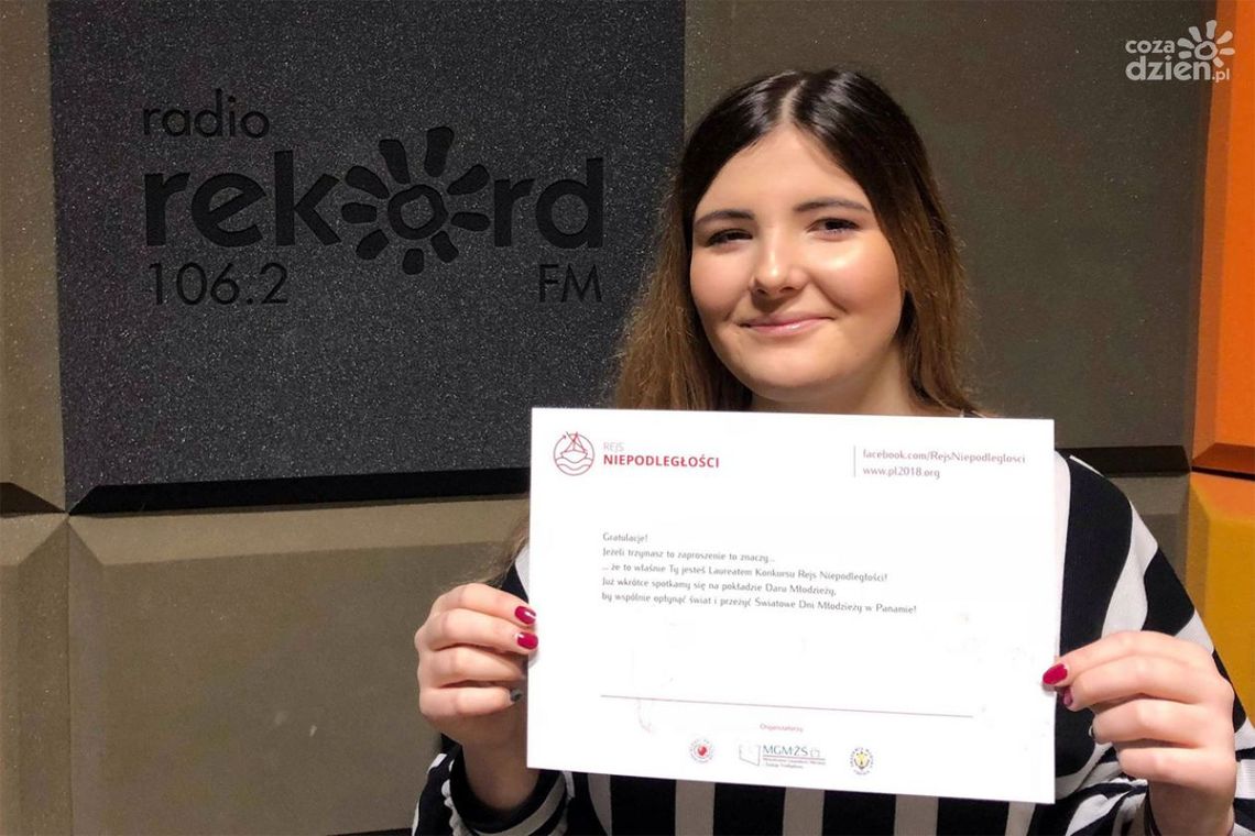 Aleksandra Sobania - Rozmowa w studiu lokalnym Radia Rekord