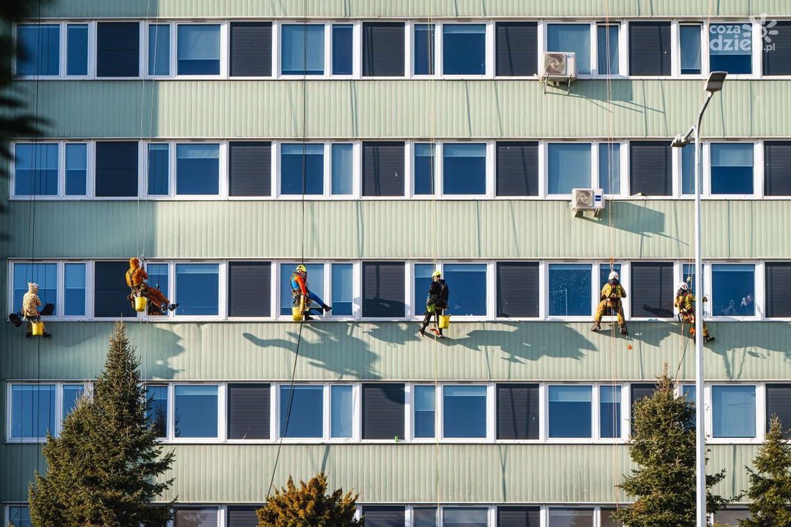 Alpiniści w Mazowieckim Szpitalu Specjalistycznym