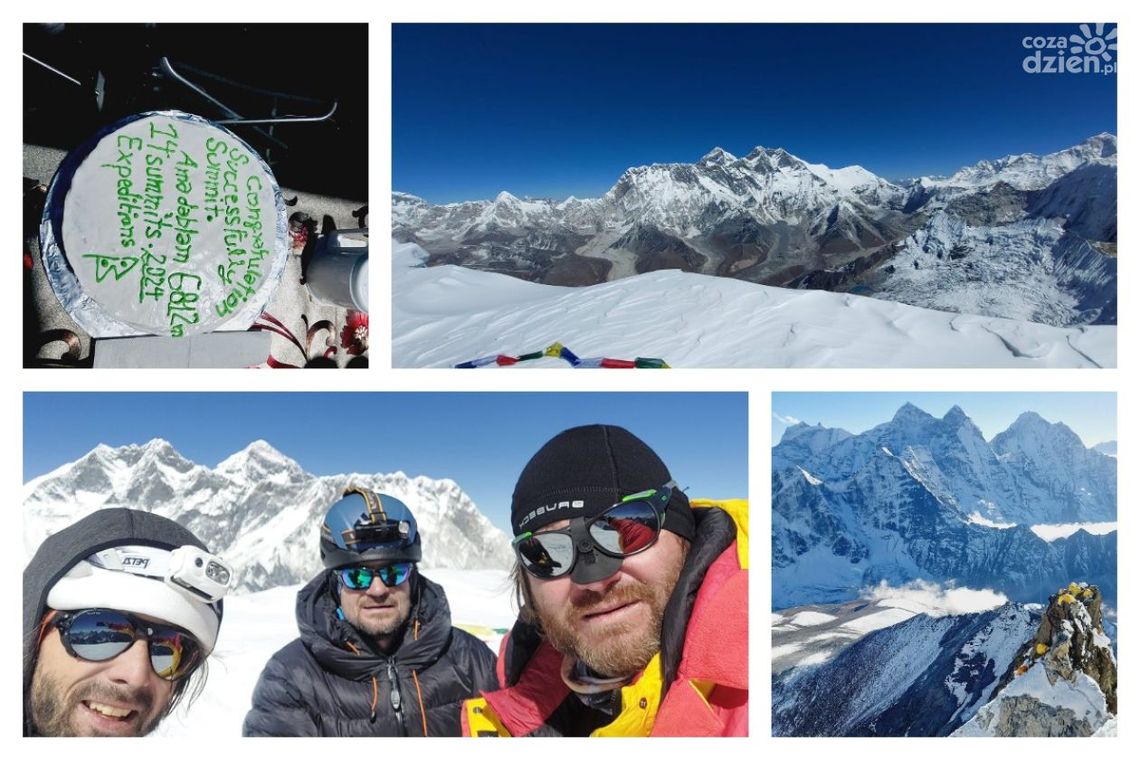 Ama Dablam jest ich! Stanęli na szczycie sześciotysięcznika Ama Dablam jest ich! Stanęli na szczycie sześciotysięcznika