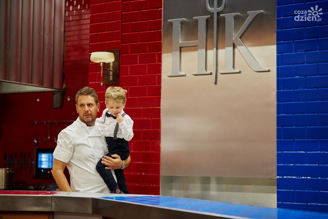 Amaro zabrał syna na plan "Hell's Kitchen"