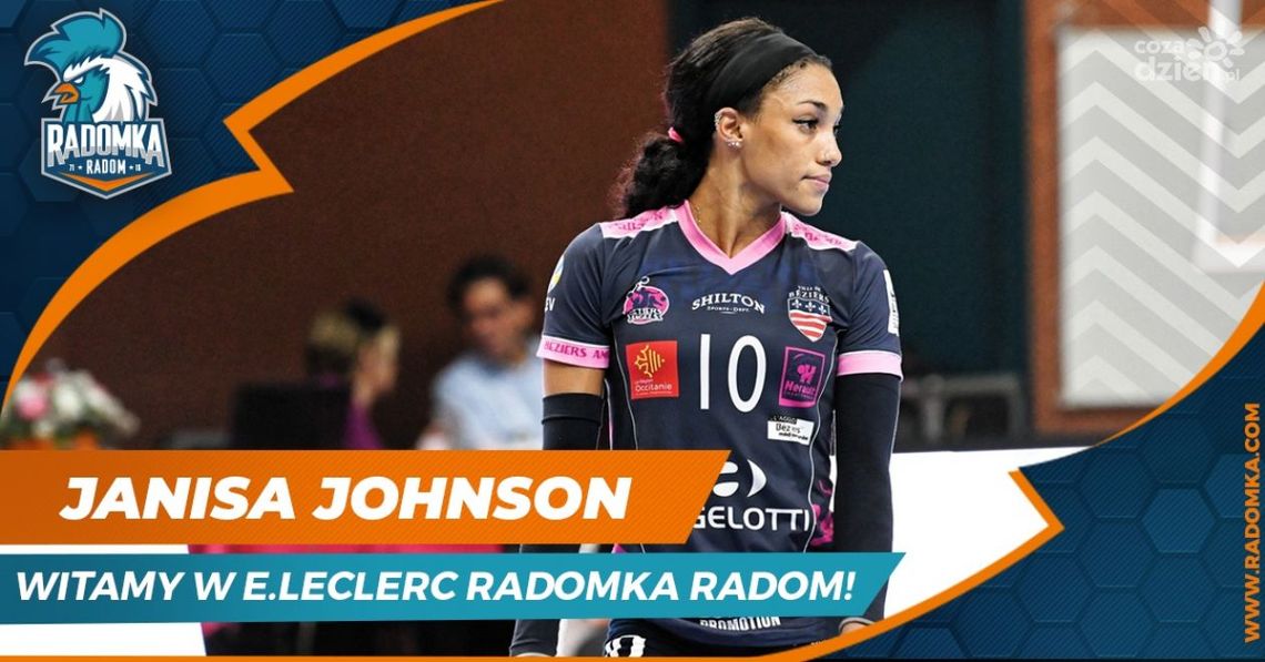 Amerykańska przyjmująca Janisa Johnson w E.Leclerc Radomce