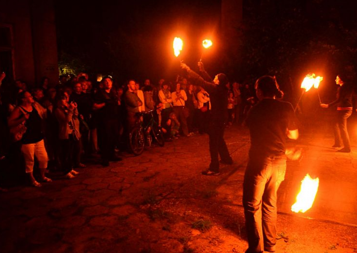 Anima Urbis 2013 - dworzec, wieża ciśnień, „Radoskór"...