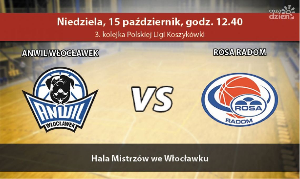 Anwil Włocławek - ROSA Radom 86:65 (zapis relacji LIVE) Anwil Włocławek - ROSA Radom 86:65 (zapis relacji LIVE)