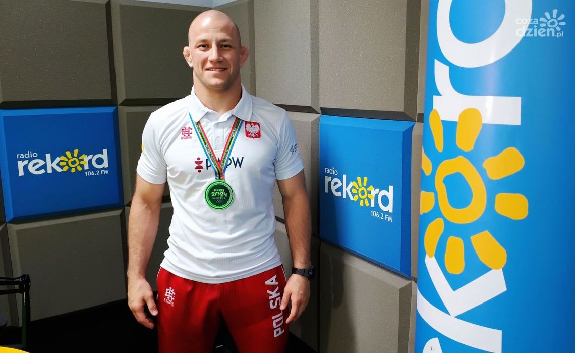 Arkadiusz Kułynycz, zapaśnik Olimpijczyka Radom: - Ta kwalifikacja jest początkiem wspaniałej historii. Do Paryża jadę po złoty medal! 