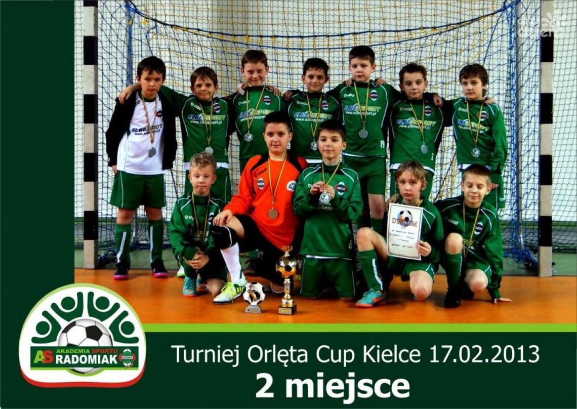 AS Radomiak na podium podczas turnieju Orlęta CUP Kielce 2013