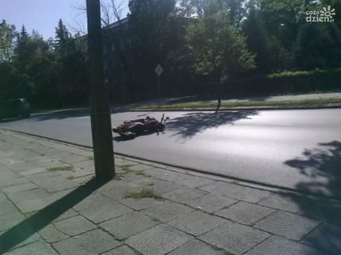 Autem wjechał w motocykl Autem wjechał w motocykl