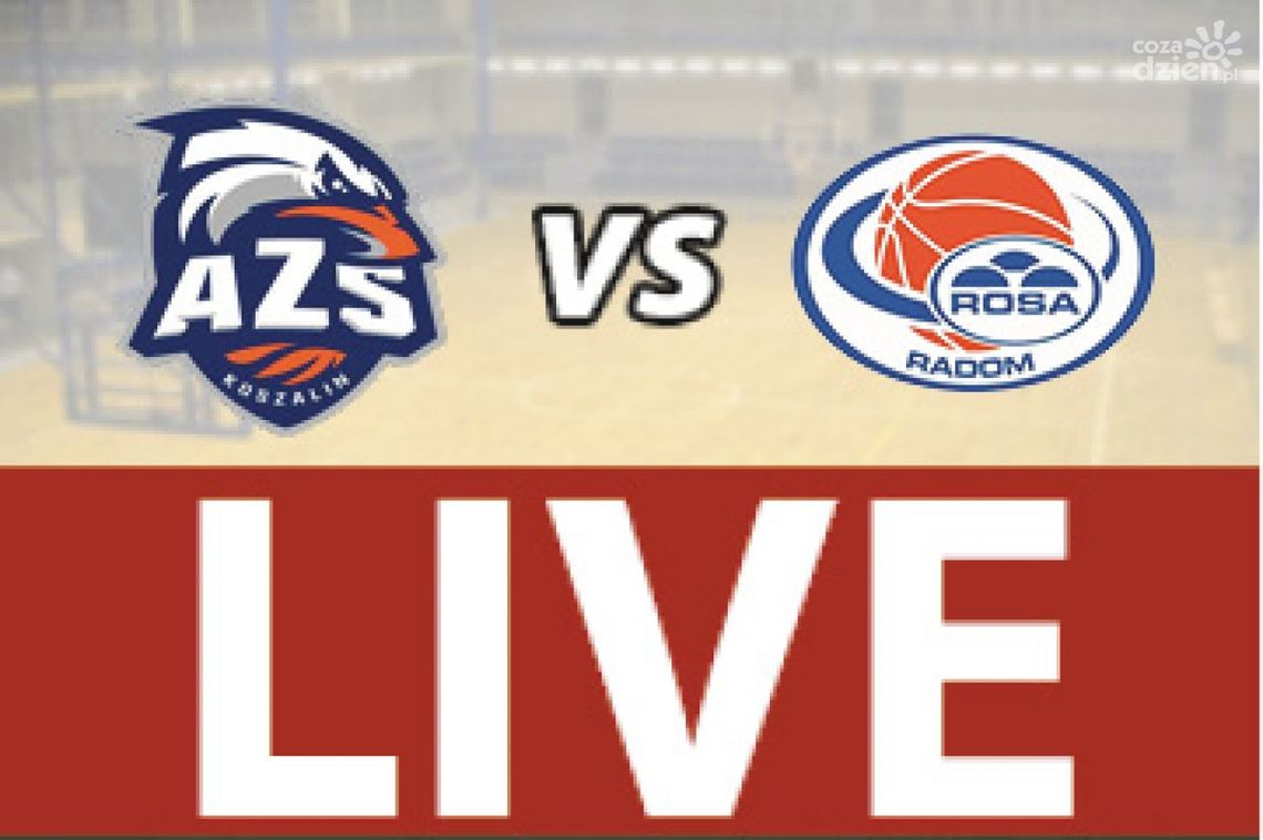 AZS Koszalin - ROSA Radom 63:62 (zapis relacji)