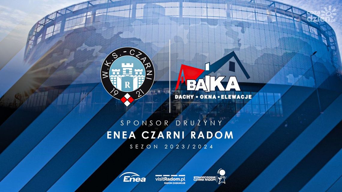 BAiKA nowym sponsorem Enei Czarnych Radom 