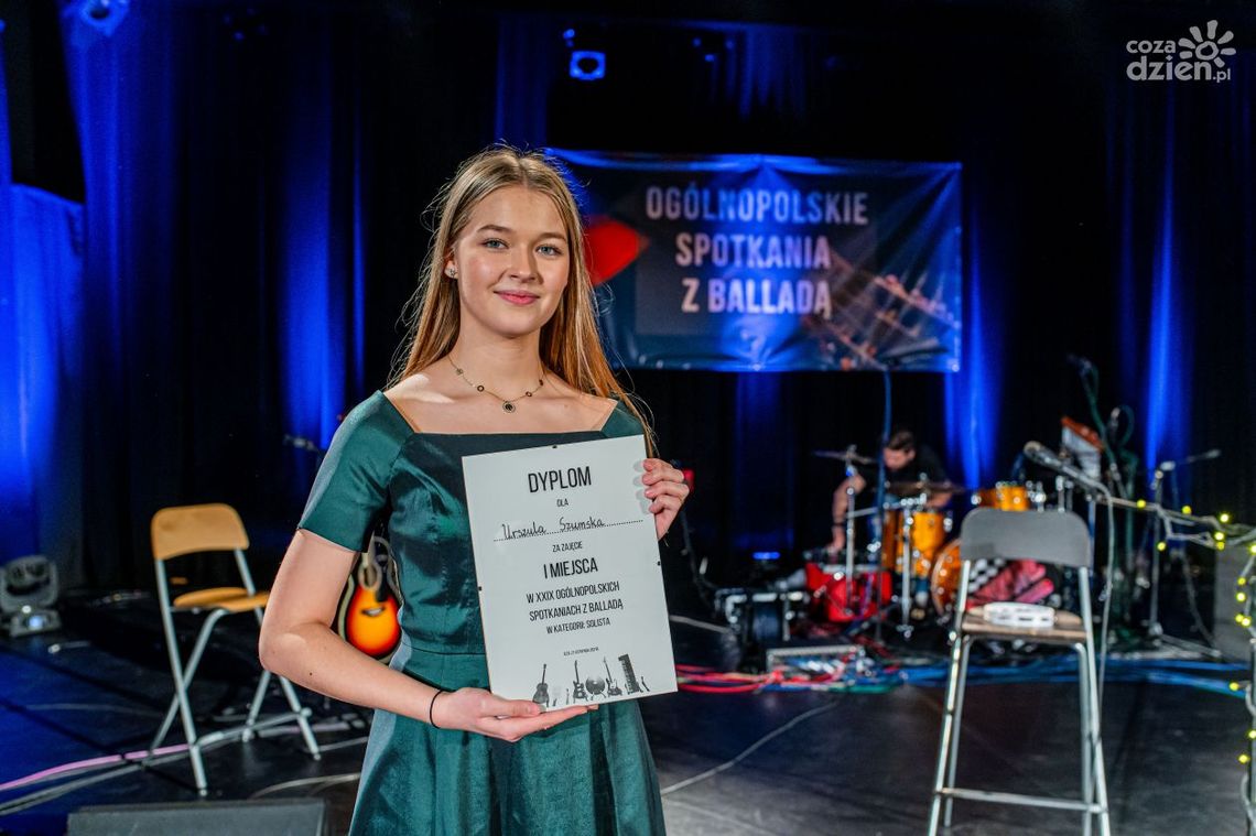 Ballady ma w sercu. Urszula Szumska z pierwszą nagrodą