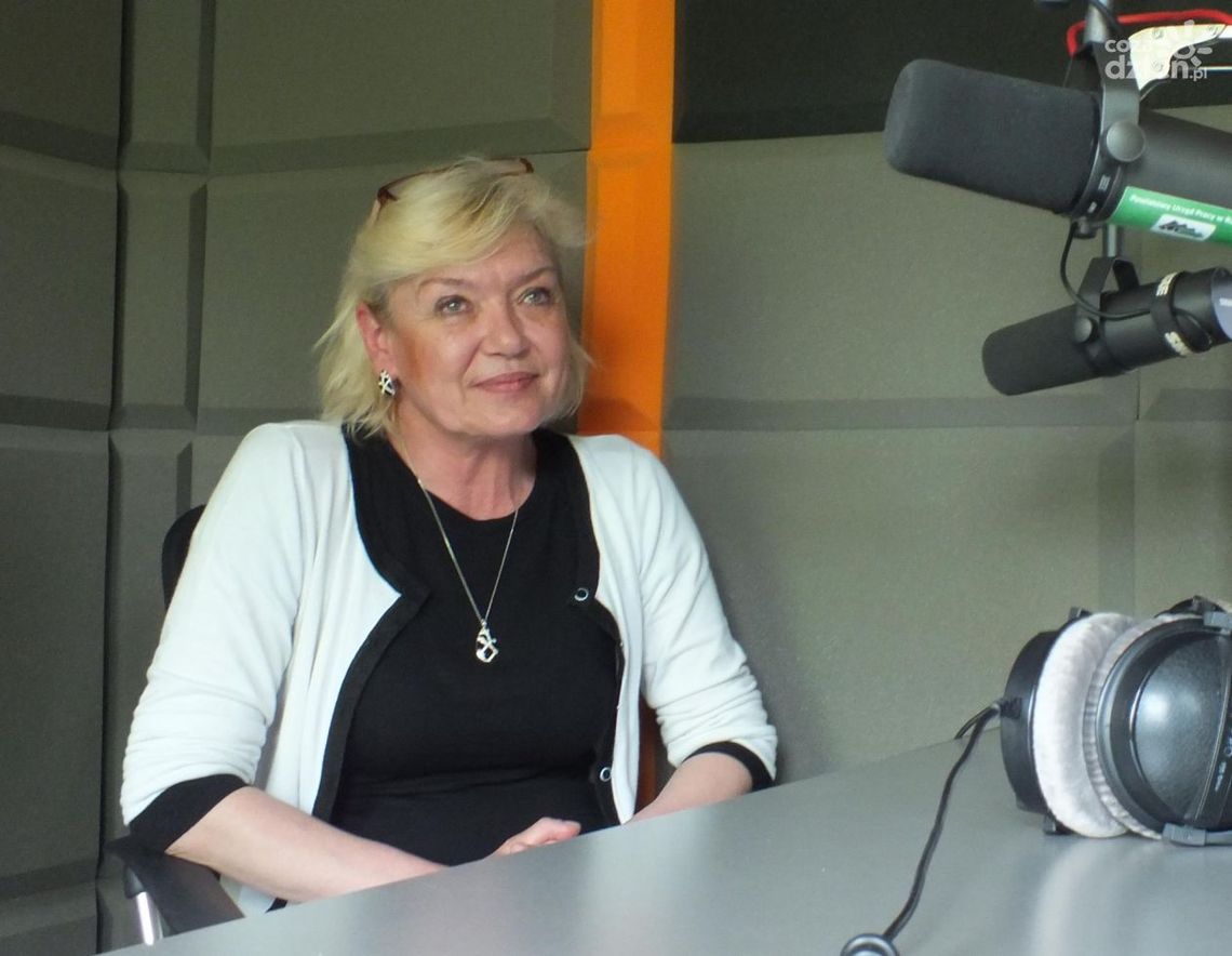 Barbara Buchowicz - rozmowy w studiu lokalnym Radia Rekord