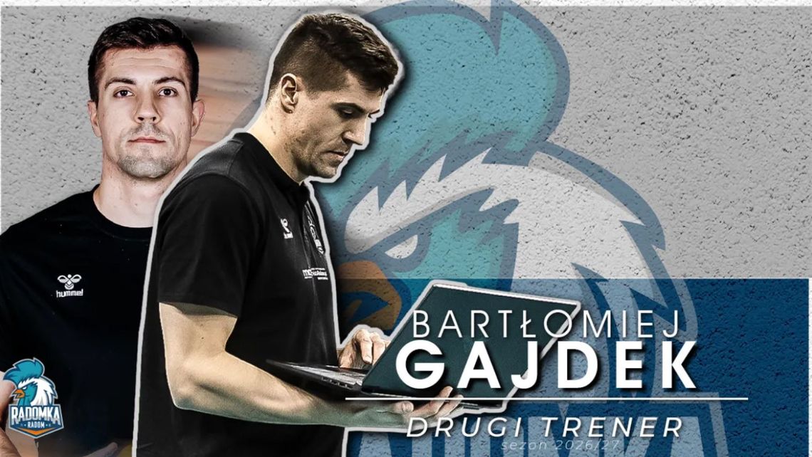 Bartłomiej Gajdek drugim trenerem Moya Radomki Radom