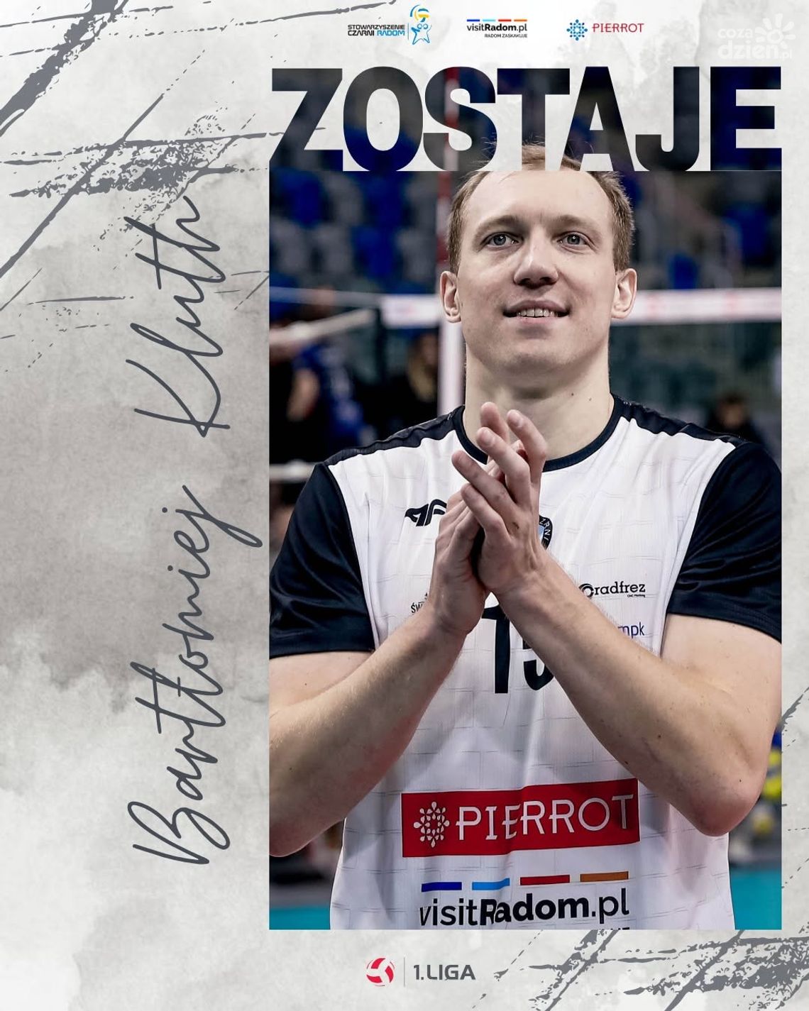Bartłomiej Kluth zostaje w Pierrot Czarnych Radom