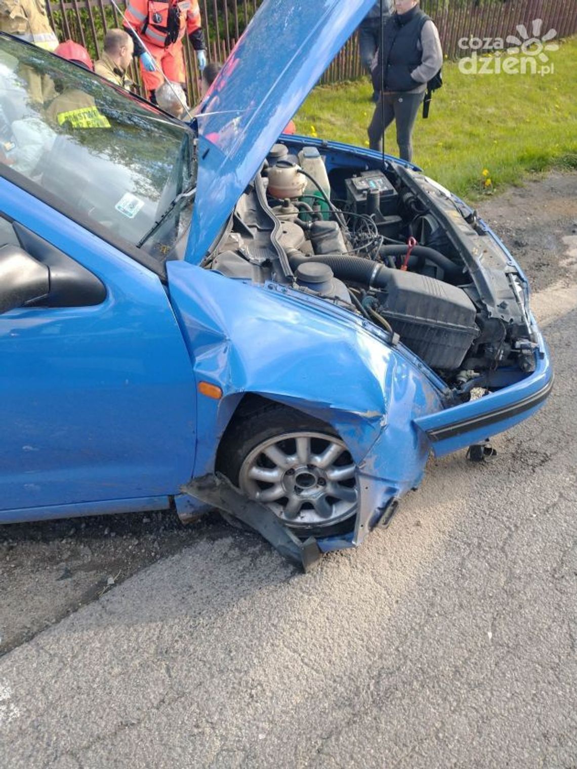 Bartodzieje. Kierowca w szpitalu Bartodzieje. Kierowca w szpitalu