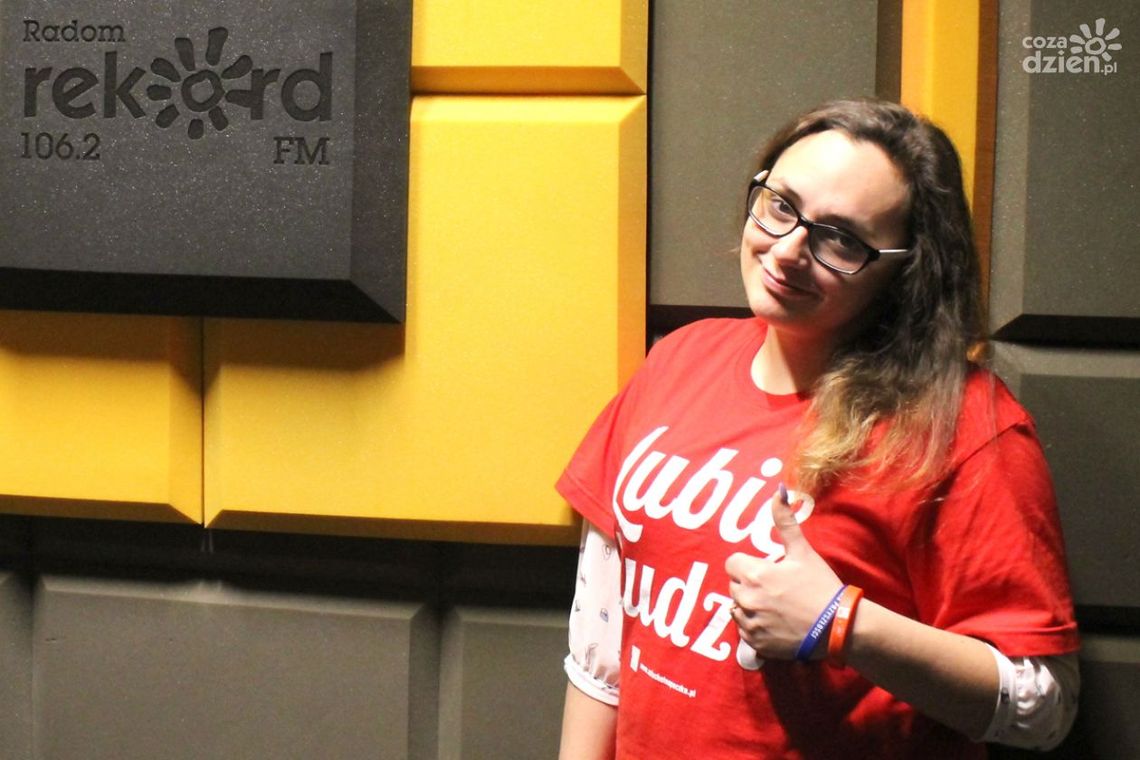 Beata Urbanek - rozmowa w studiu lokalnym Radia Rekord