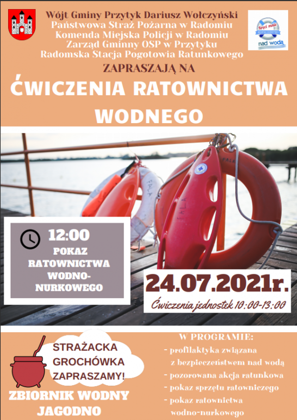 Będą promować bezpieczeństwo nad wodą