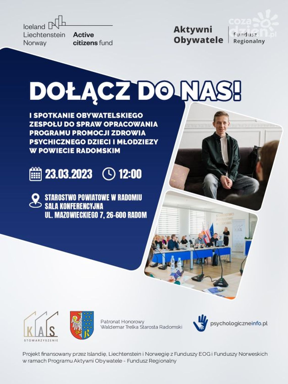 Będą rozmawiać o zdrowiu psychicznym dzieci i młodzieży