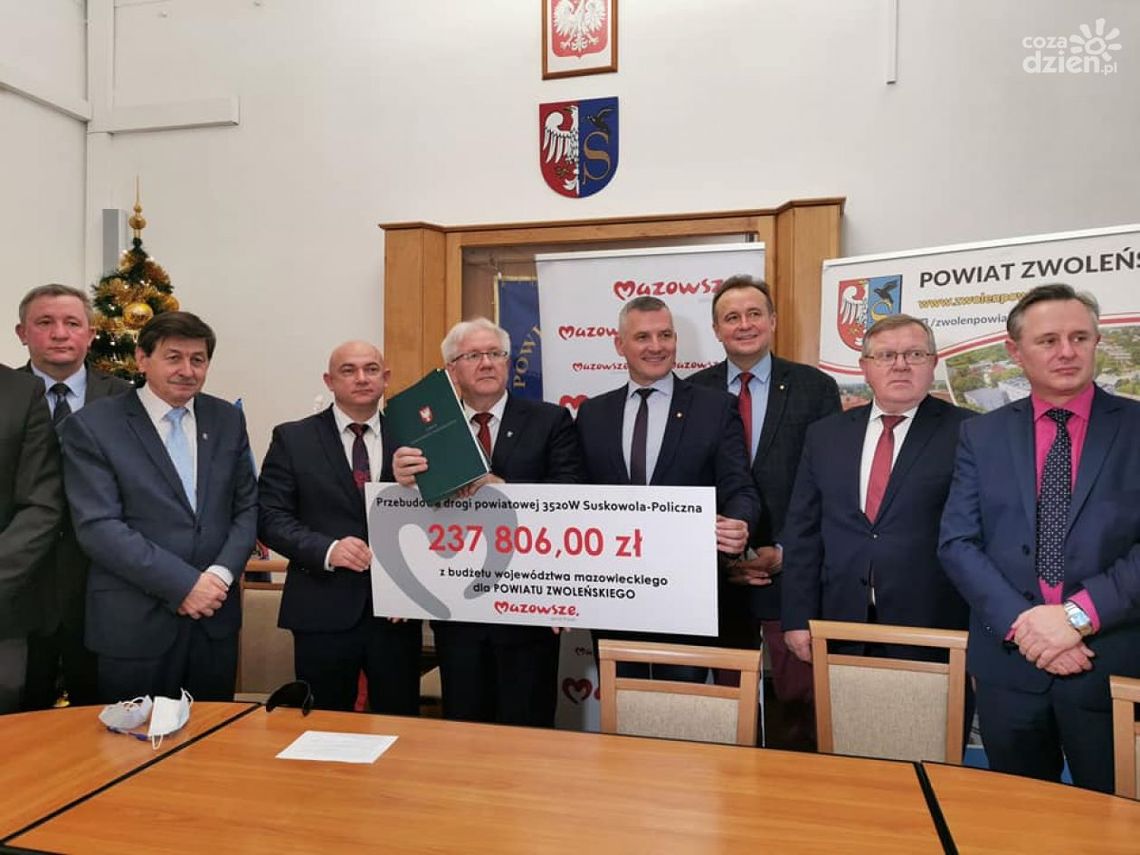 Będzie przebudowa odcinka drogi Suskowola - Policzna