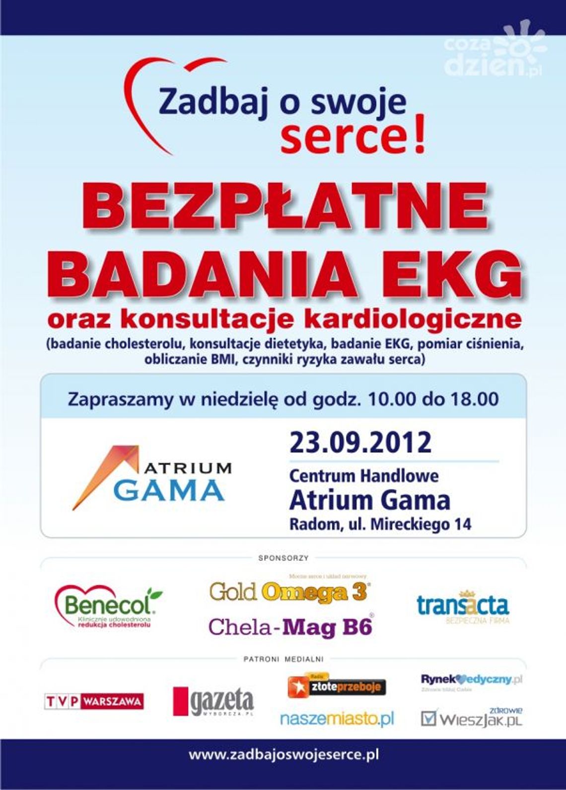 Bezpłatne badania EKG w Radomiu