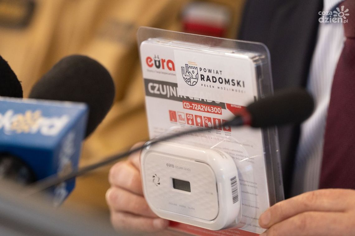 Bezpłatne czujniki czadu dla seniorów 