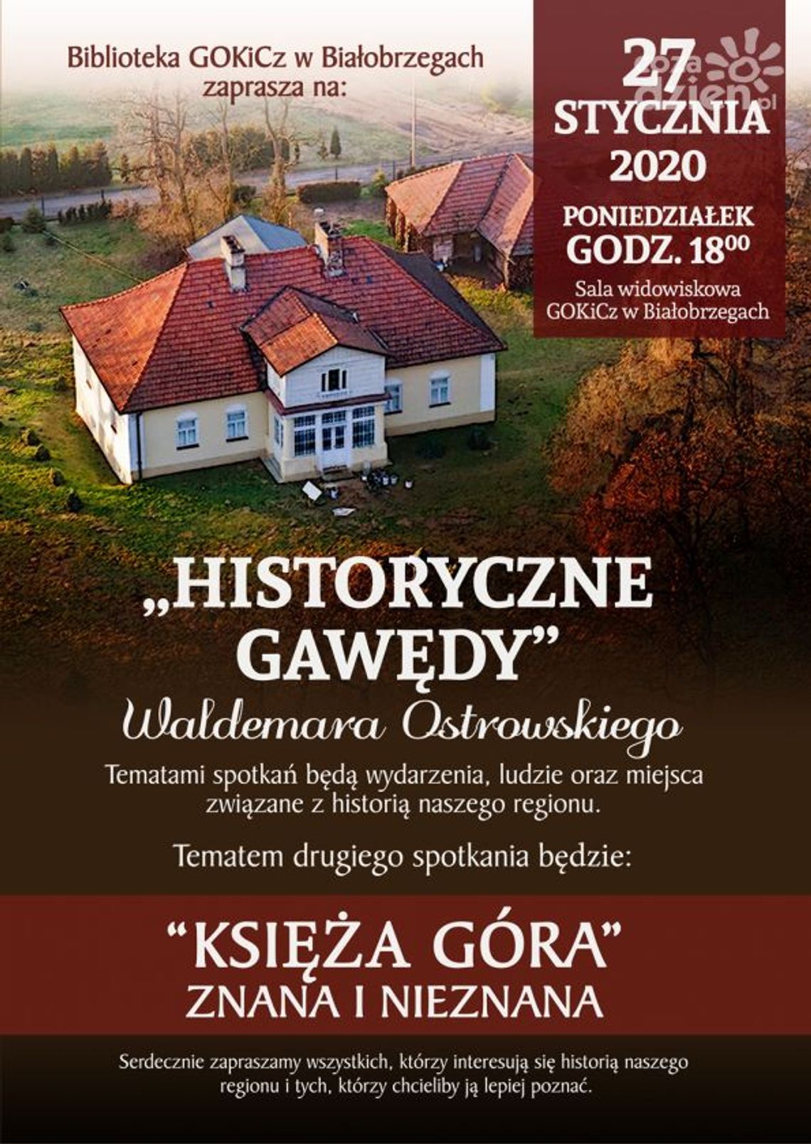 Białobrzegi. Historyczne gawędy w bibliotece Białobrzegi. Historyczne gawędy w bibliotece