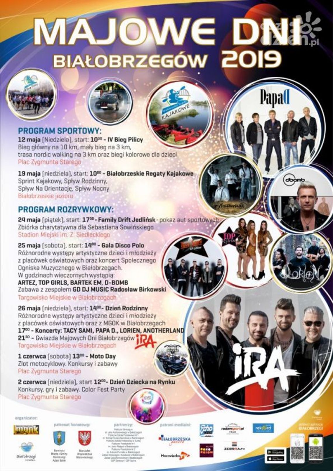 Białobrzegi. Już niebawem Majowe Dni Białobrzegów Białobrzegi. Już niebawem Majowe Dni Białobrzegów