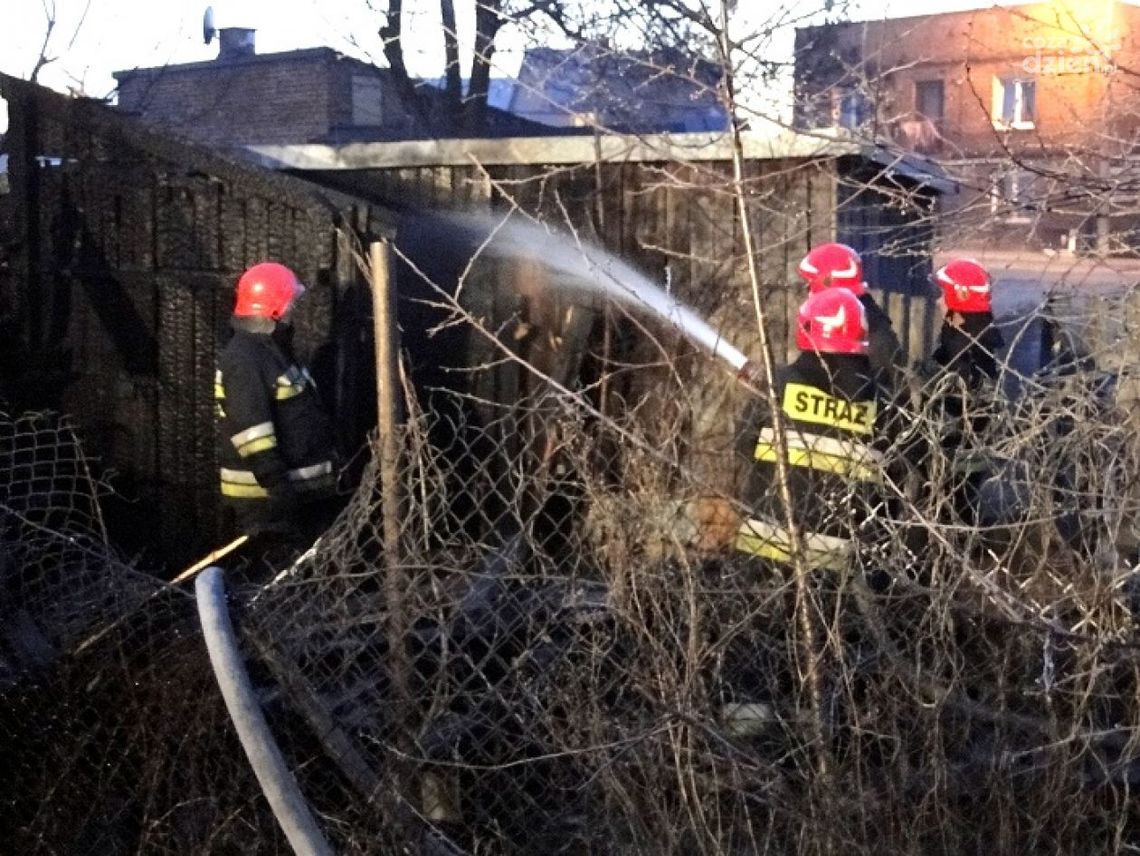 BIERWCE: Spłonęła drewniana szopa