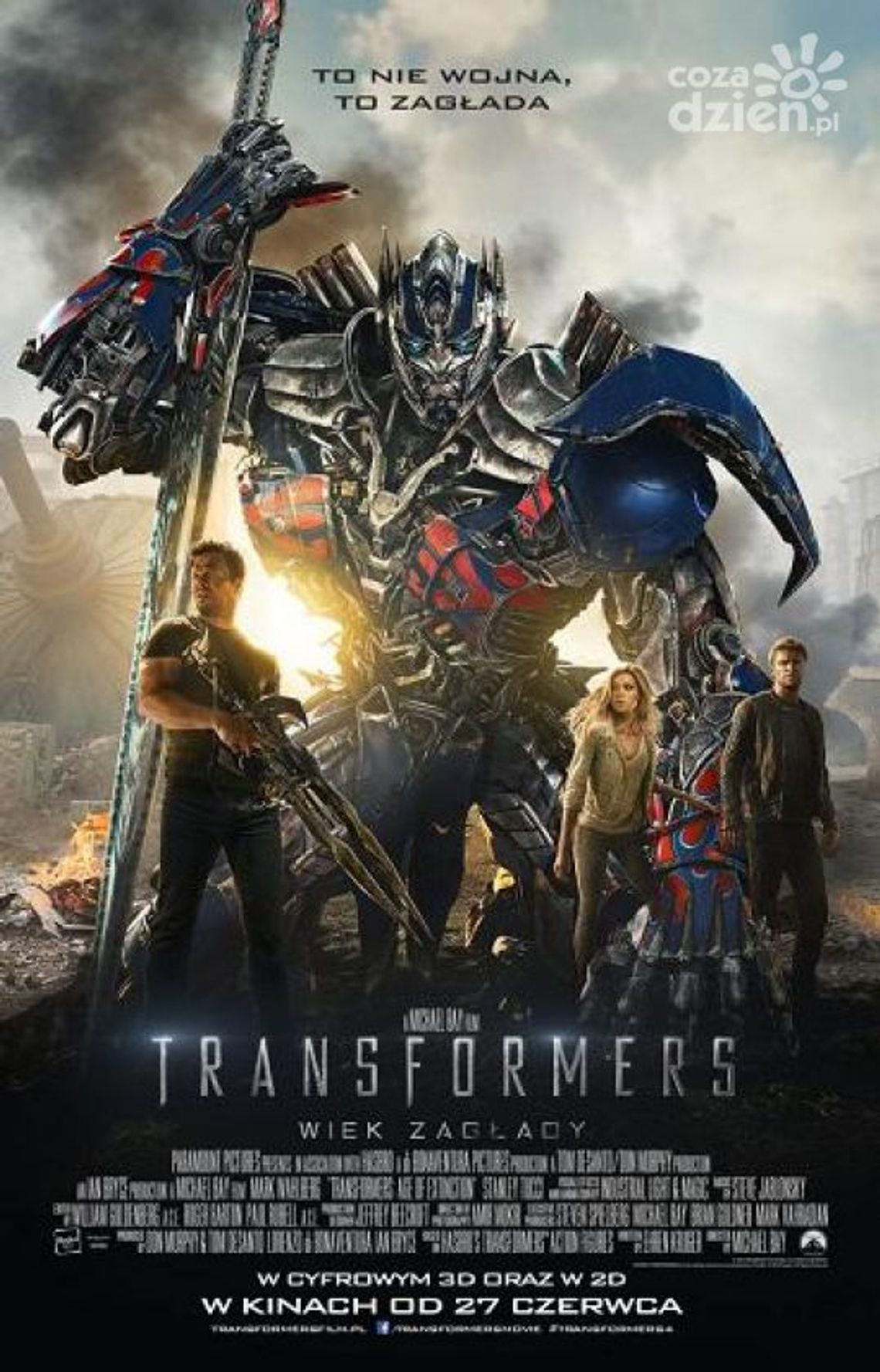 Bilet na thriller "Transformers: wiek zagłady" - WYNIKI