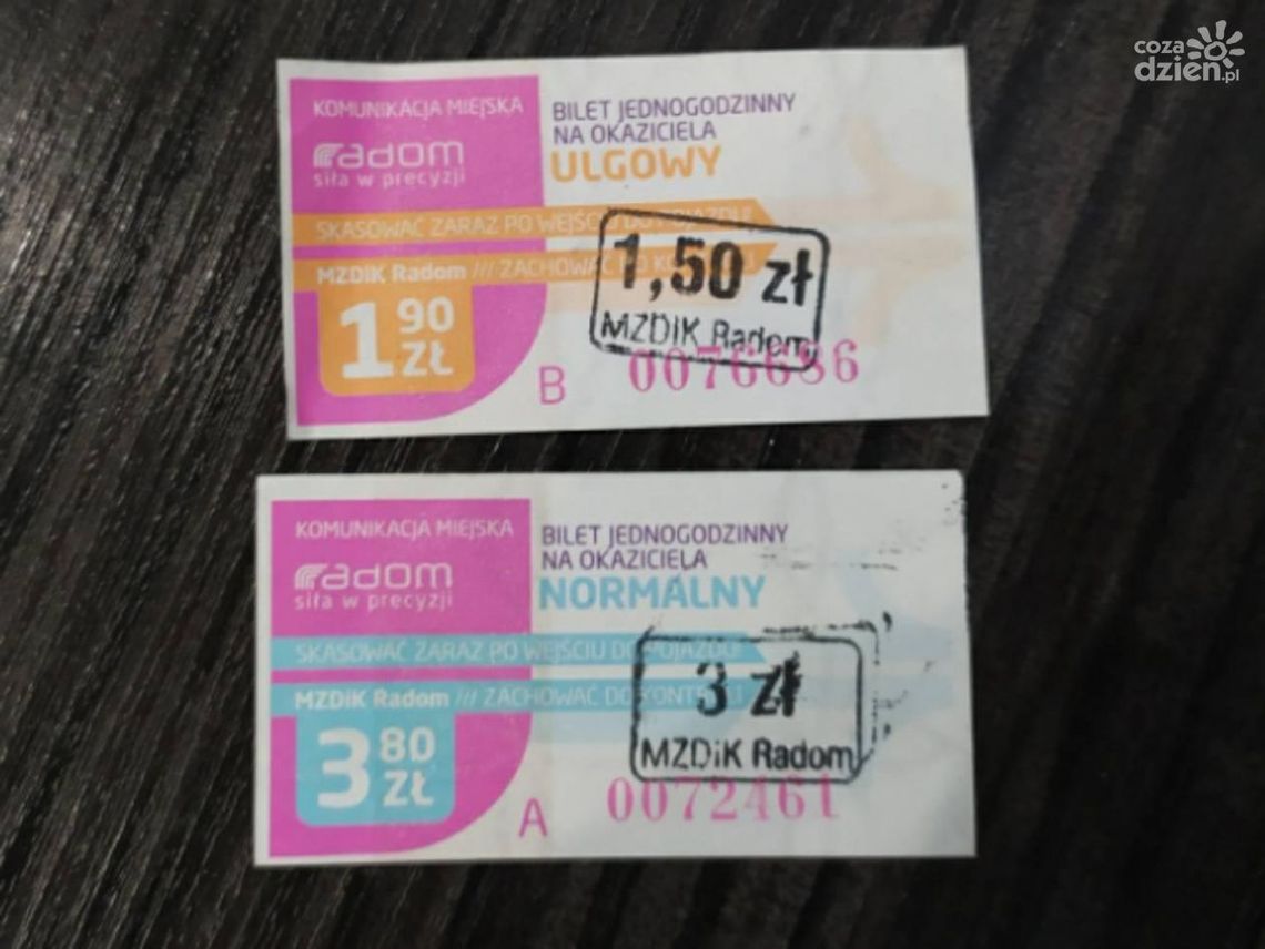 Bilety nie podrożeją