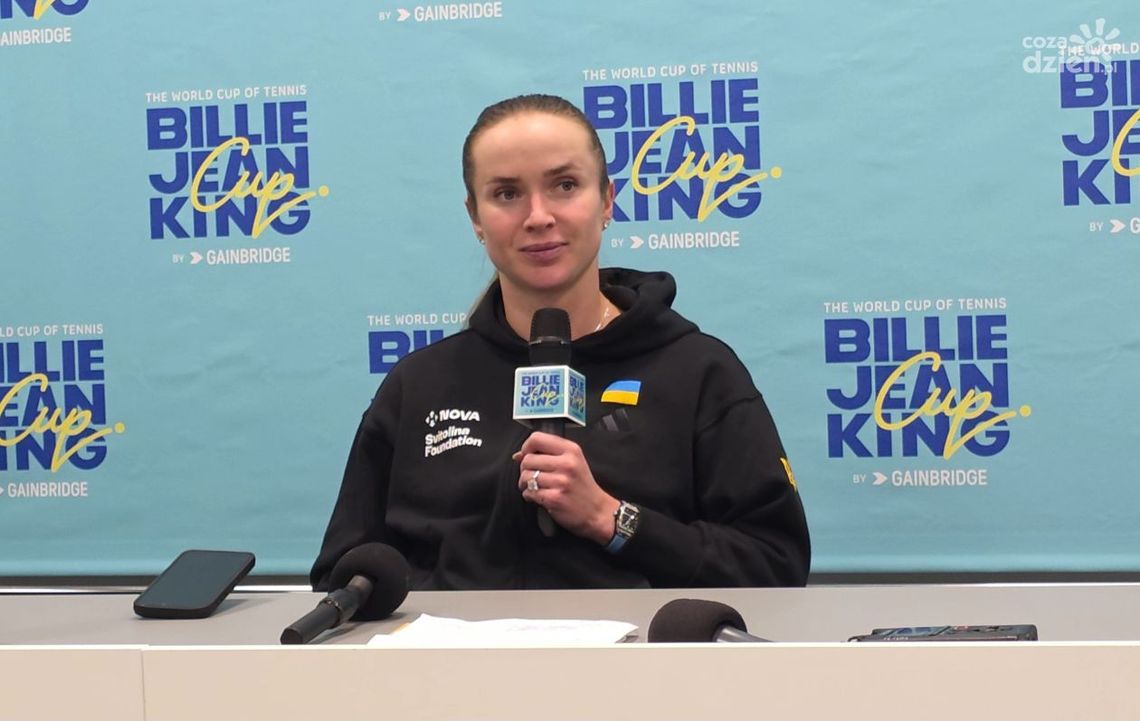 BJK Cup: Elina Switolina o atmosferze w hali Radomskiego Centrum Sportu