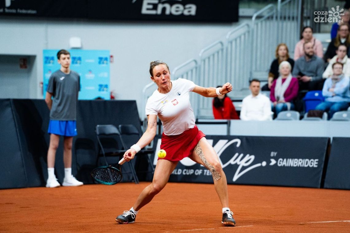 BJK Cup: Katarzyna Kawa bez szans w starciu z Martą Kostiuk na otwarcie meczu Polska - Ukraina