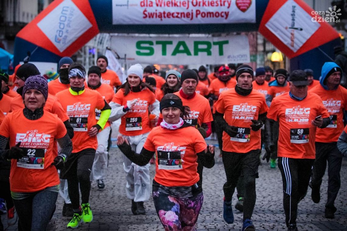 Blisko trzysta osób pobiegło dla WOŚP!