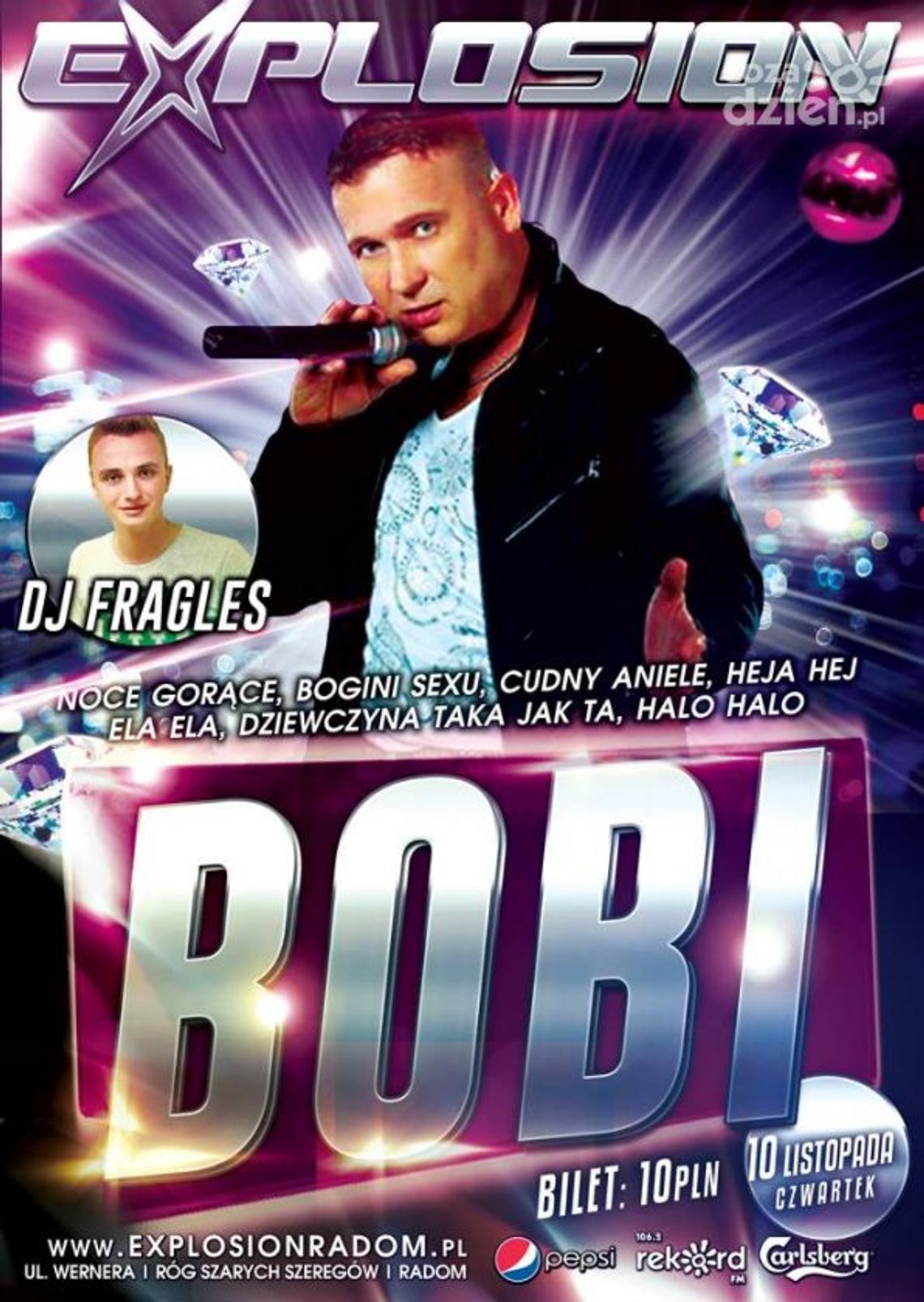 Bobi w klubie Explosion