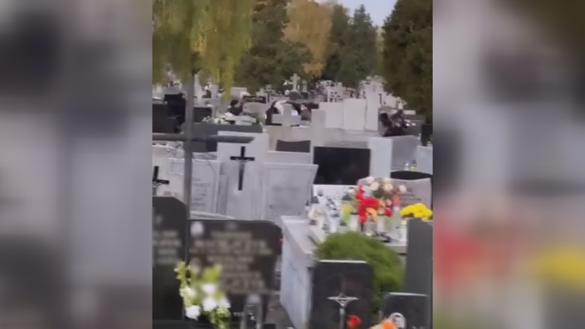 Bójka na cmentarzu przy ul. Limanowskiego