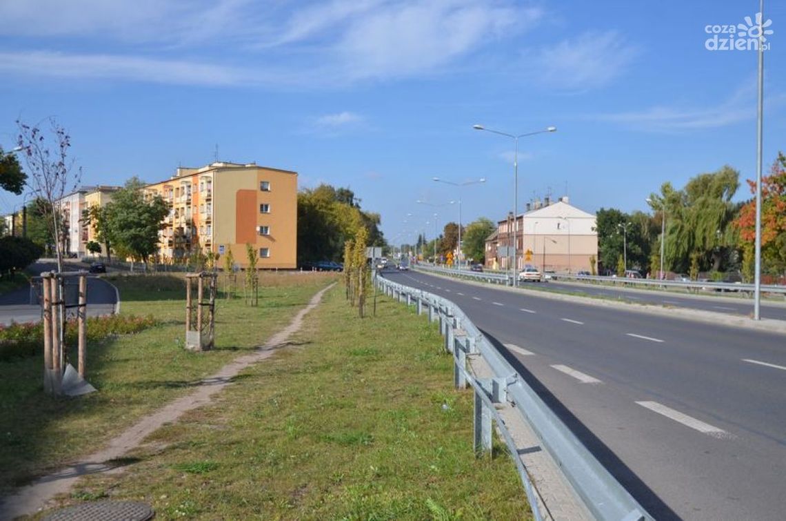 Brakuje kawałka chodnika na Plantach