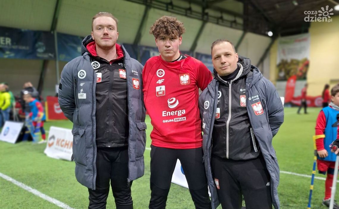 Bramkarz ampfutbolowej sekcji Radomiaka w juniorskiej kadrze Polski