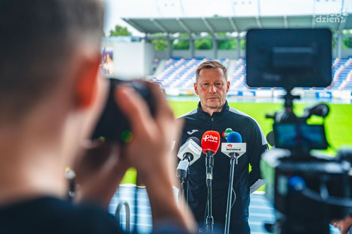 Briefing prasowy przed meczem Wisła Płock - Radomiak Radom [WIDEO]