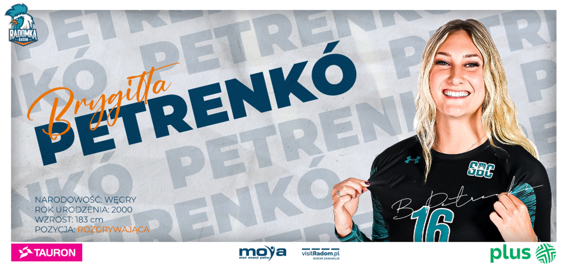 Brigitta Petrenkó nową zawodniczką Moya Radomki Radom