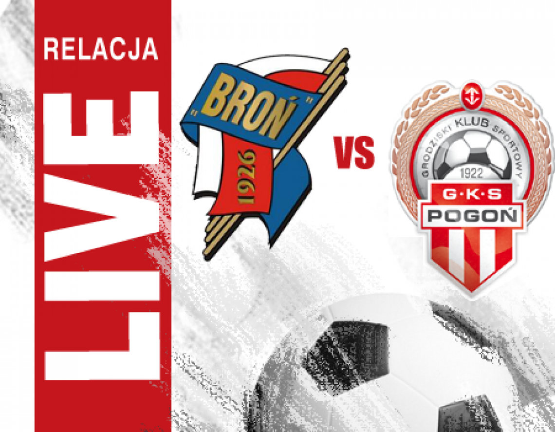 Broń Radom 3:0 Pogoń Grodzisk Mazowiecki (zapis relacji)