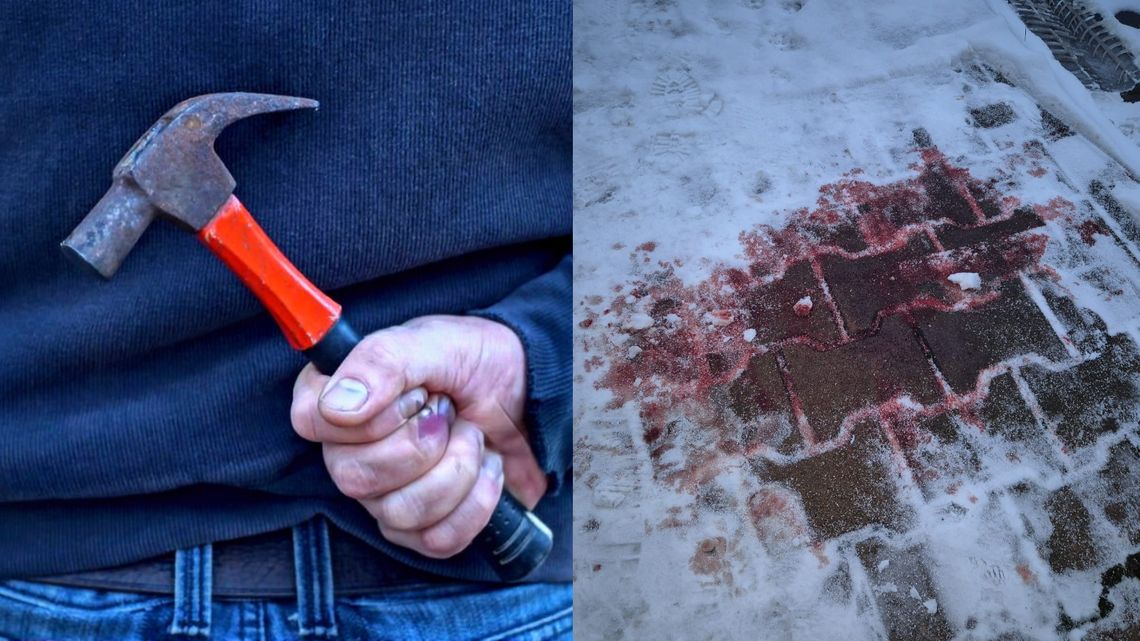 Brutalny atak w Zwoleniu. Sprawca zadał sąsiadowi kilka ciosów młotkiem w głowę