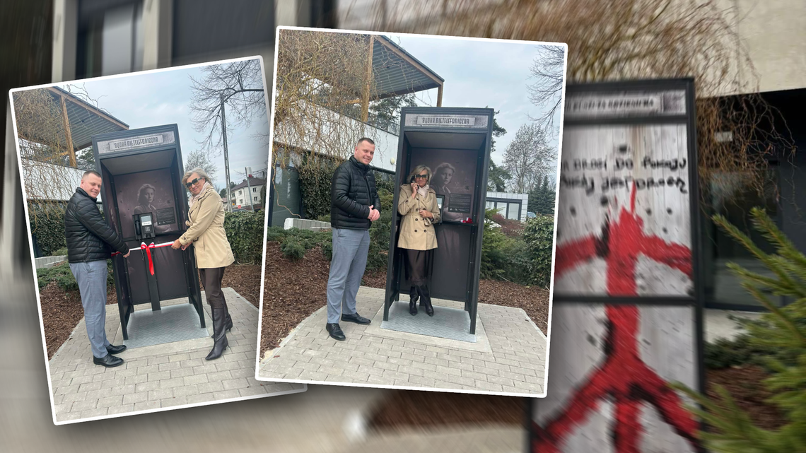 Budka (nie)telefoniczna otwarta w Mniszewie