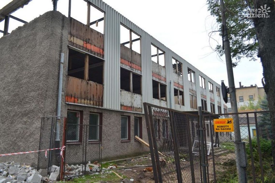 Budynek inspektoratu - modernizacja się rozpoczęła