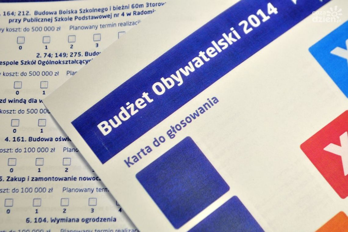 Budżet obywatelski. Ruszyło głosowanie