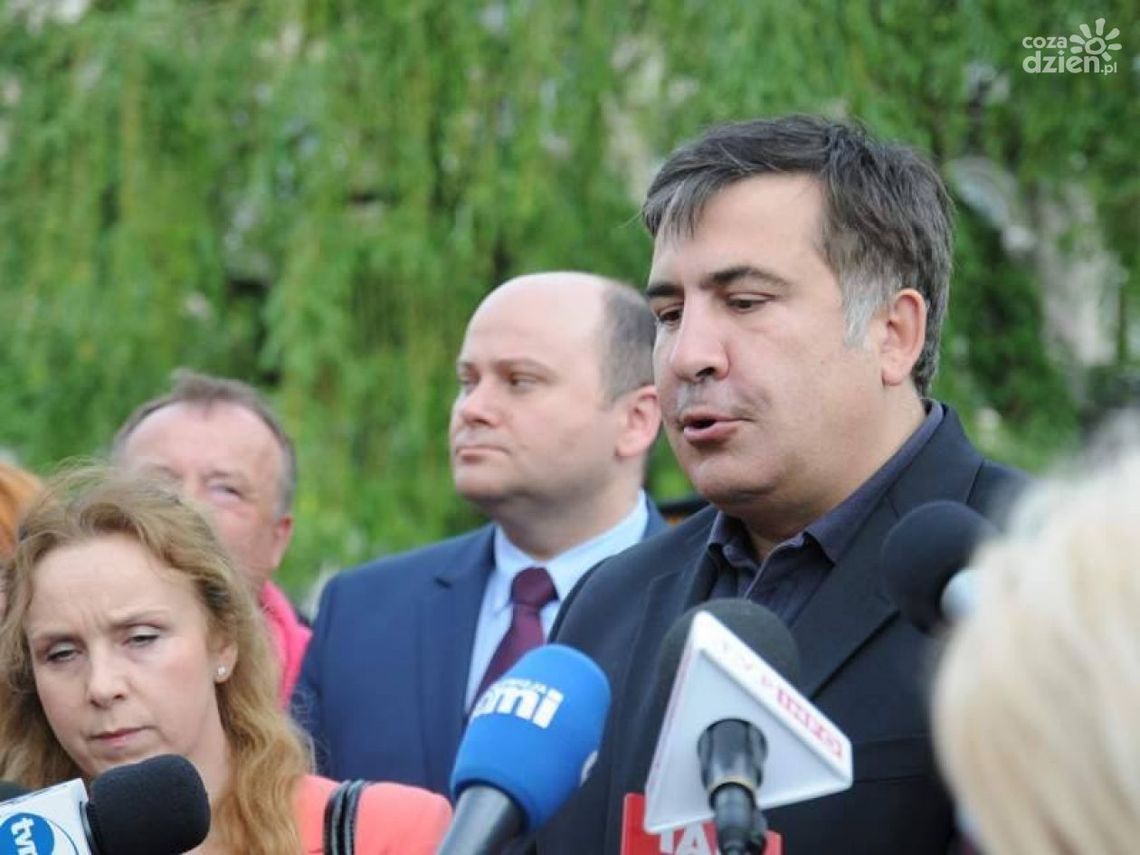 Były prezydent Gruzji w Radomiu