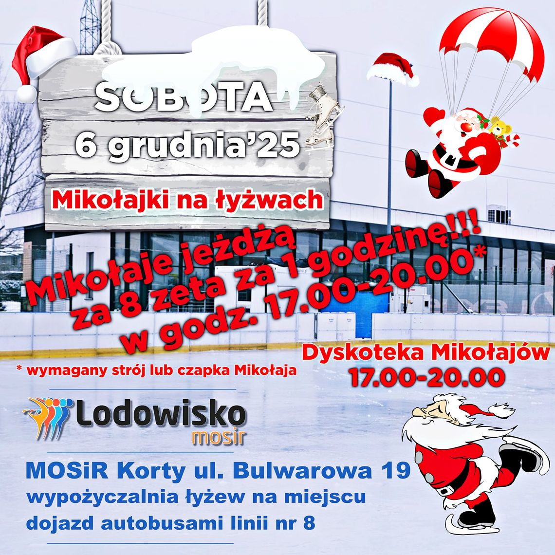 Mikołajkowa dyskoteka na lodzie już 6 grudnia przy Bulwarowej