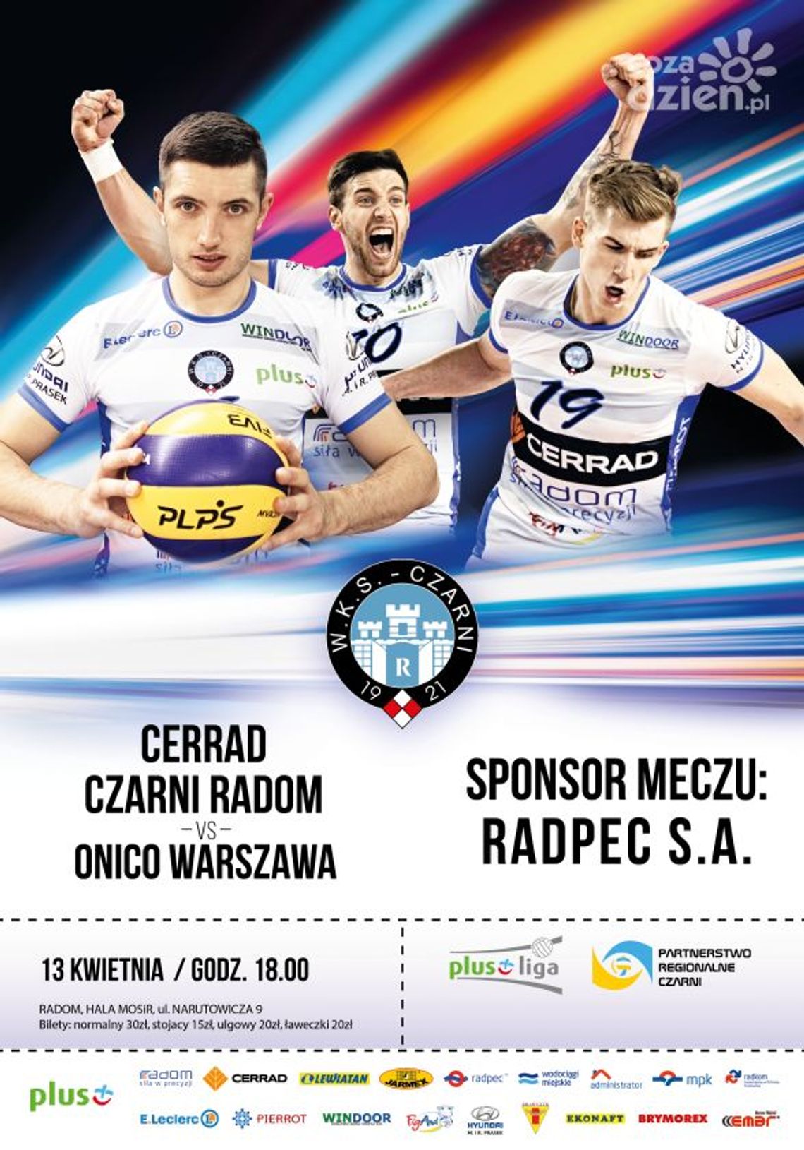 Cerrad Czarni Radom - ONICO Warszawa