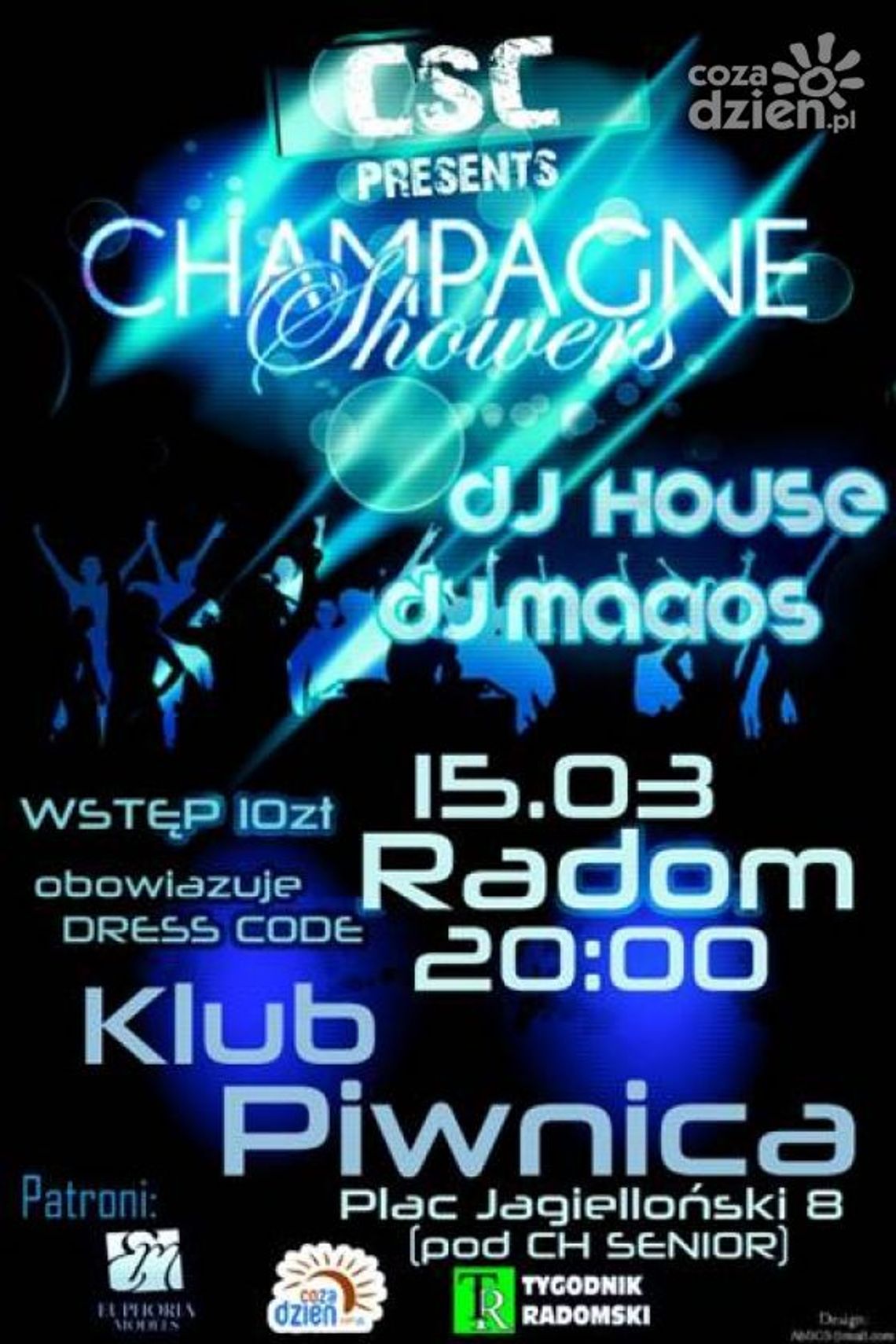 Champagne Showers w Piwnicy