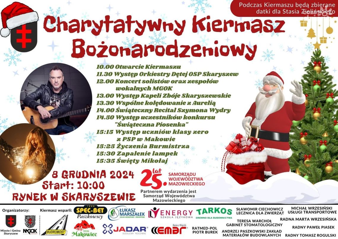 Charytatywny Kiermasz Bożonarodzeniowy w Skaryszewie