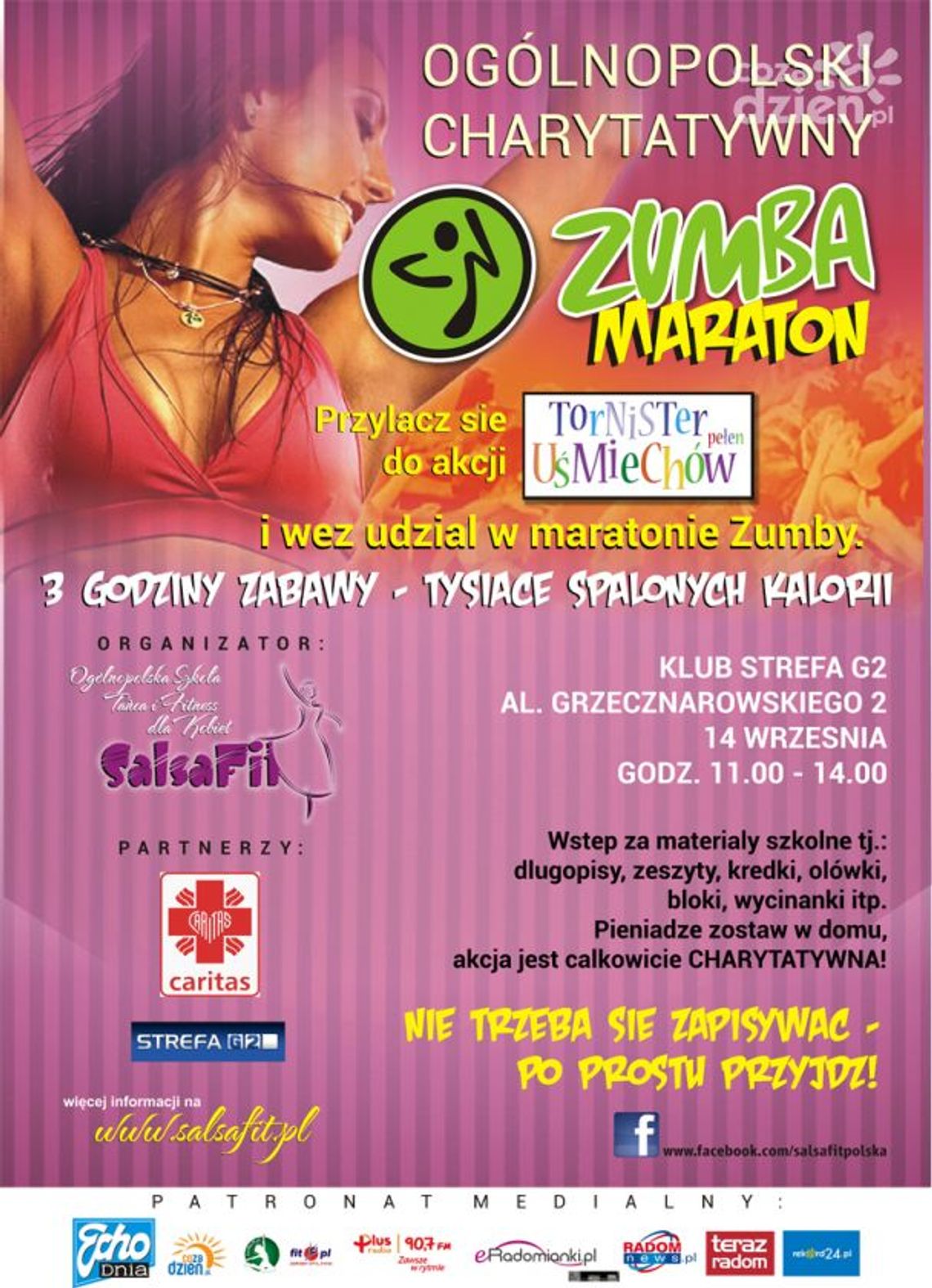 Charytatywny maraton zumby Charytatywny maraton zumby